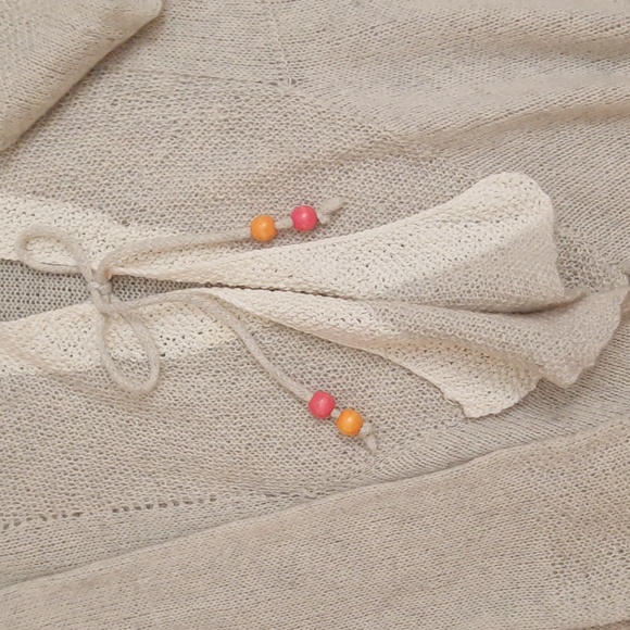 NWOT Cream Cashmere Girl Cardigan Size M - Picture 2 of 6